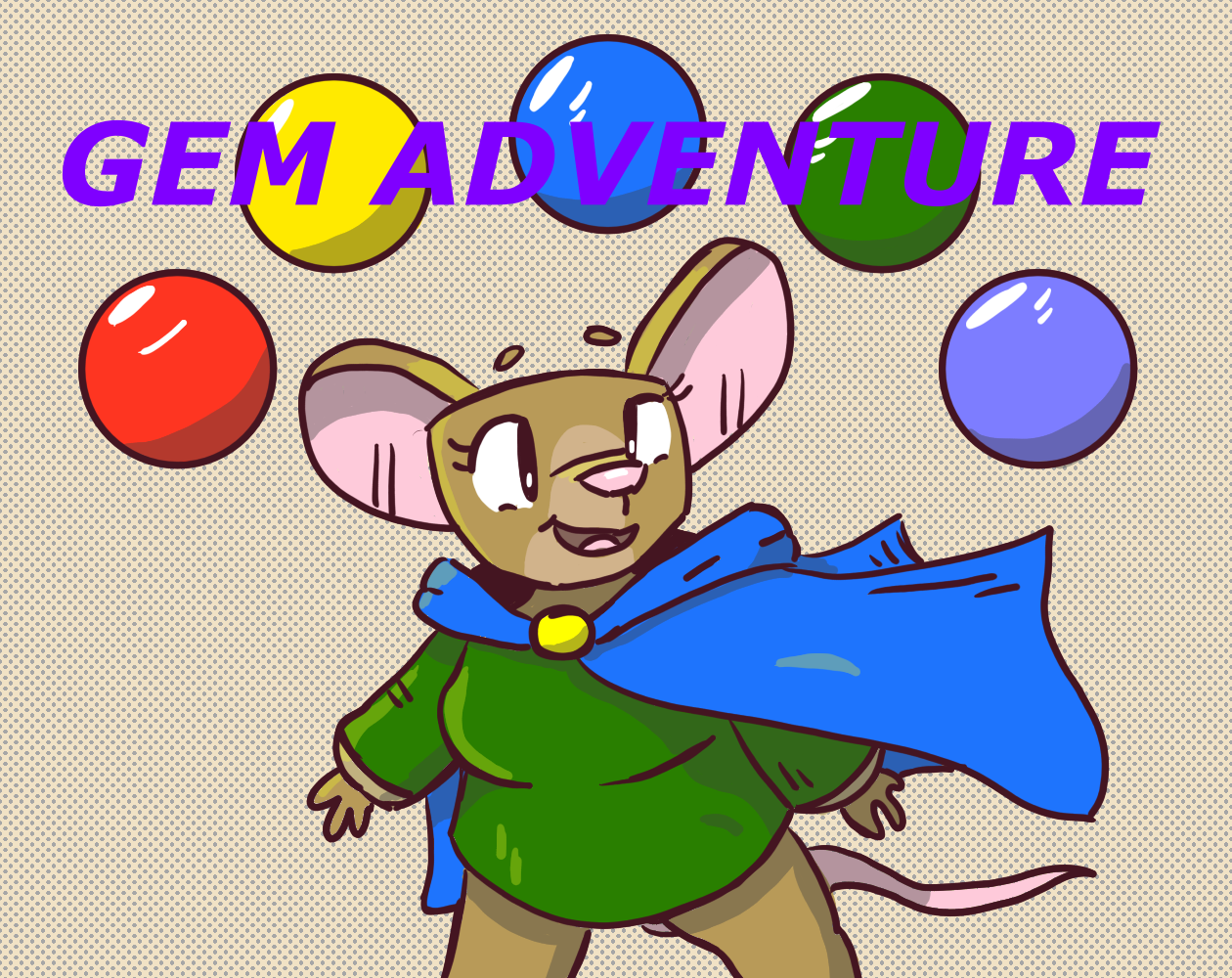 Gem Adventure Title Art
