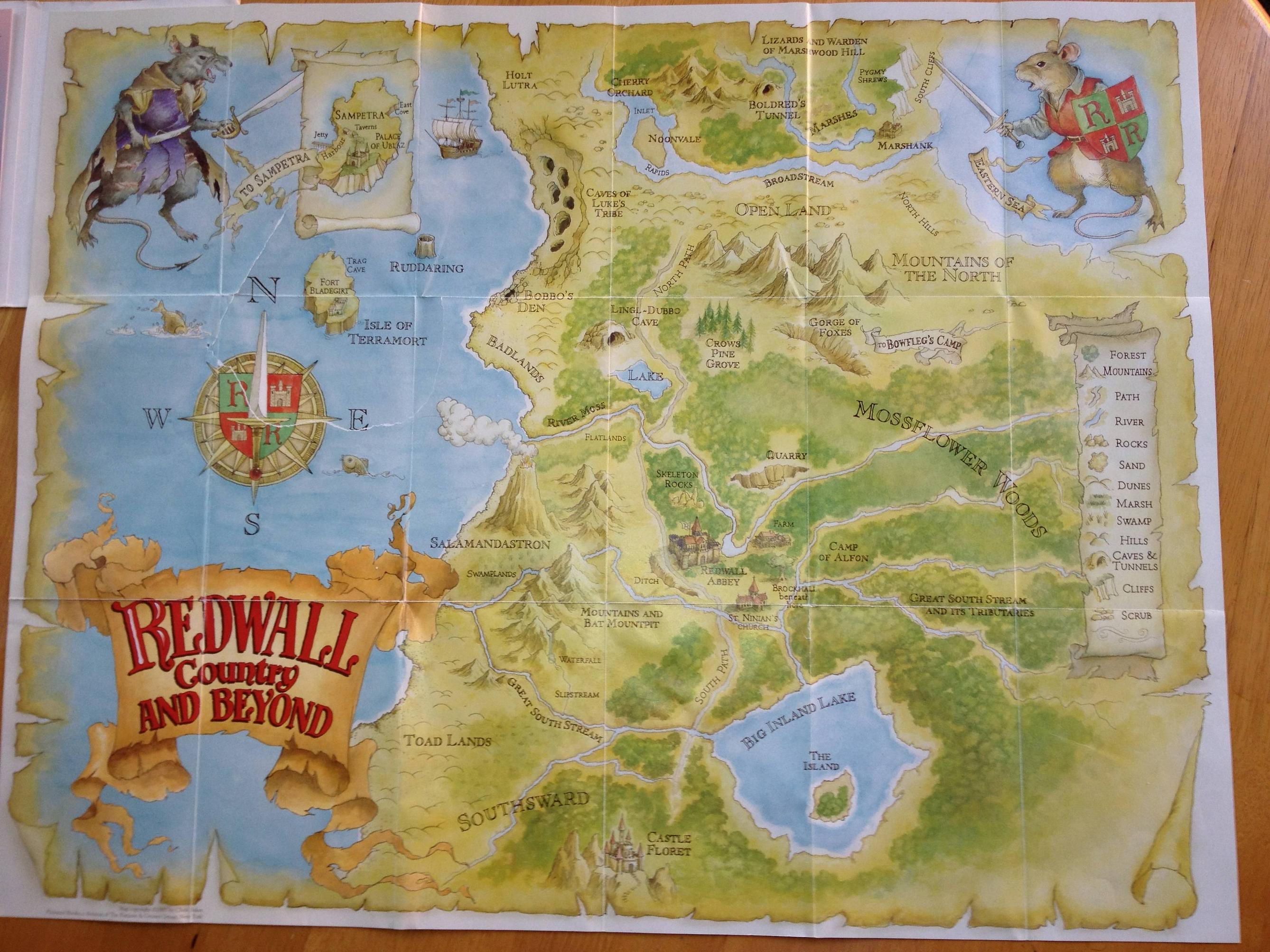 A Map of Redwall